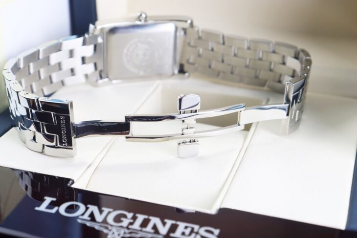 ĐH Nam : Longines DolceVita L5.657.4.16.6 Automatic – Dây Thép, mặt trắng Fullbox..