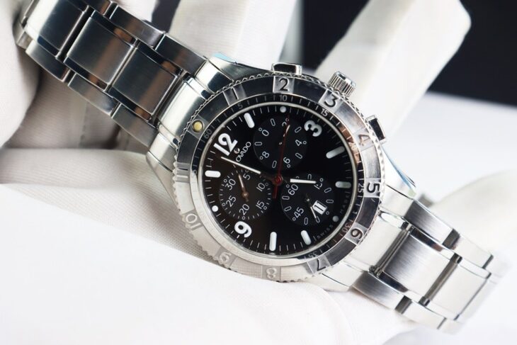 ĐH Nam : Movado 6 Kim Chronograph bấm giờ thể thao, Size 38mm Fullbox…