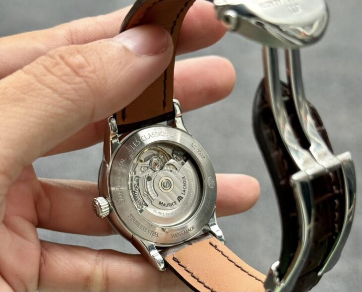 Đồng Hồ Nam : Maurice Lacroix Classiques Automatic, Mặt trắng, 3 kim 1 Lịch, Size 38mm…