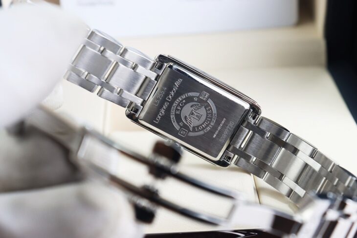 ĐH Nữ Longines DolceVita L5.255.4.87.6 mặt Xà Cừ, cọc số đính Kim Cương – Fullbox.