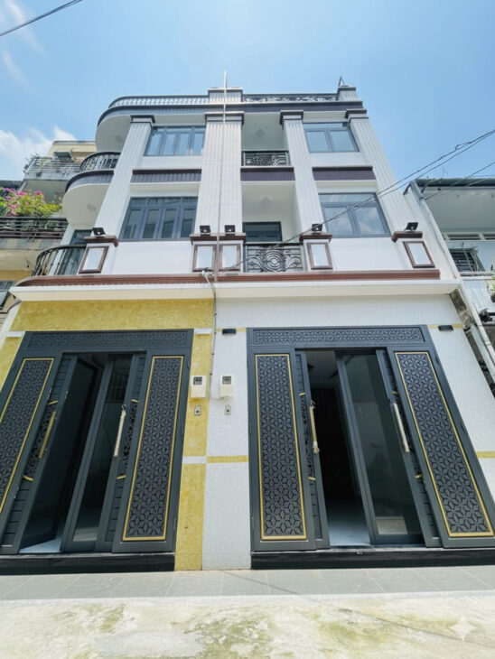 Nhà Mới SHR 4 tầng HXH 50m2, Vuông – Lê Quang Định Bình Thạnh S