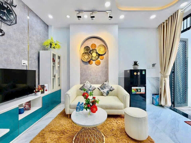 L1581 ⭐️ Giảm 100tr! sát chợ Thạch Đà, SHR, Vuông, HXH, 3 tầng, 4.1x6m, 3.x tỷ