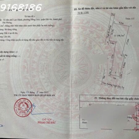 đường Ngô Gia Tự, 125 triệu/m2, 198m2, trước mặt 5m, pháp luật tất cả, địa chỉ đẹp