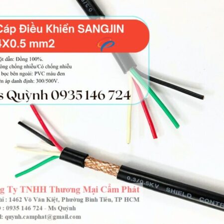 Cáp điều khiển thang máy 4×0.5 RVVP Sangjin Hồ Chí Minh