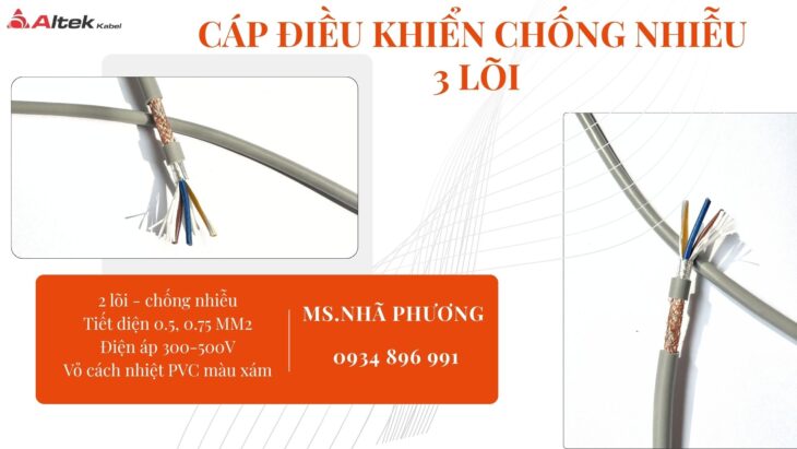 CÁP ĐIỀU KHIỂN 3 X 1.5 ALTEK KABEL SH-500 ĐÀ NẴNG – HỒ CHÍ MINH