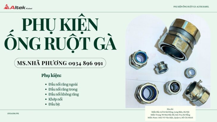 Cung Cấp Đầu Nối Răng Ngoài, Đầu Nối Răng Trong, Không Răng, Đầu Bịt, Khớp Nối Altek Kabel