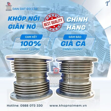 Khớp nối mềm lắp ren/ Khớp chống rung kim loại/ Khớp nối giảm chấn inox/ Khớp nối mềm kim loại