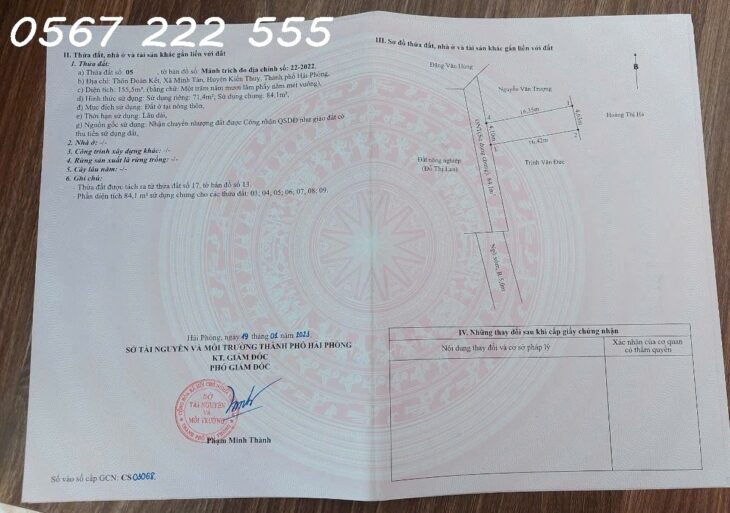 Lô đất đẹp gần Ga Minh Tân – đường nhựa 6m, giá chỉ 1.1x tỷ ZALO 0567 222 555