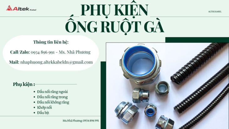 Cung Cấp Đầu Nối Răng Ngoài, Đầu Nối Răng Trong, Không Răng, Đầu Bịt, Khớp Nối Altek Kabel