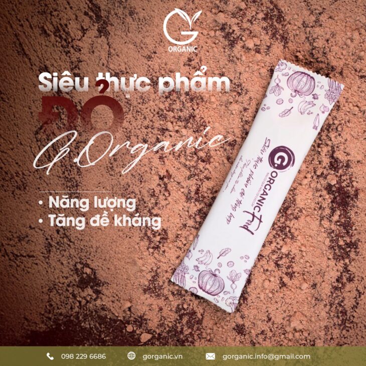 BỘT RAU CỦ HỮU CƠ G.ORGANIC – NẠP NĂNG LƯỢNG XANH MỖI NGÀY