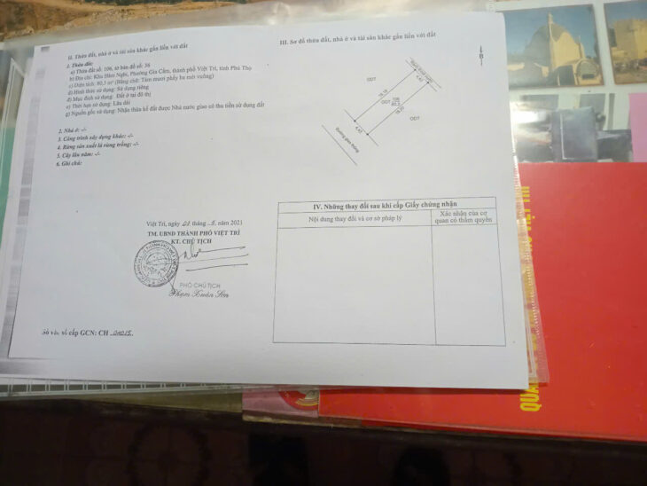 Chính chủ em cần bán lô đất ở Khu Hàm Nghi – Phường Gia Cẩm – Tp Việt Trì.