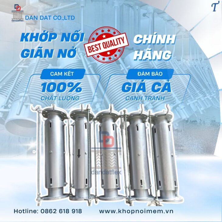 Khớp nối bù trừ giãn nở/ Khớp giãn nở inox nối bích/ Khớp nối chống rung/ Ống bù giãn nở nhiệt inox