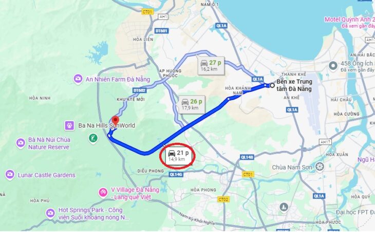 # Đất Hòa Ninh, cạnh Khu TM Tự Do gần Bà Nà Hill 5500m2 ngang 55m, Lô Góc đường 10m, 100% Thổ Cư