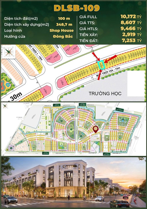 🌟 LIỀN KỀ 4 TẦNG – TH8A-143 PHÂN KHU THIÊN HÀ – VINHOMES GOLDEN CITY