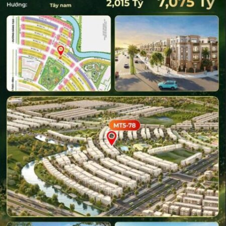 🌟 LIỀN KỀ 4 TẦNG – MT5A-20 VINHOMES GOLDEN CITY