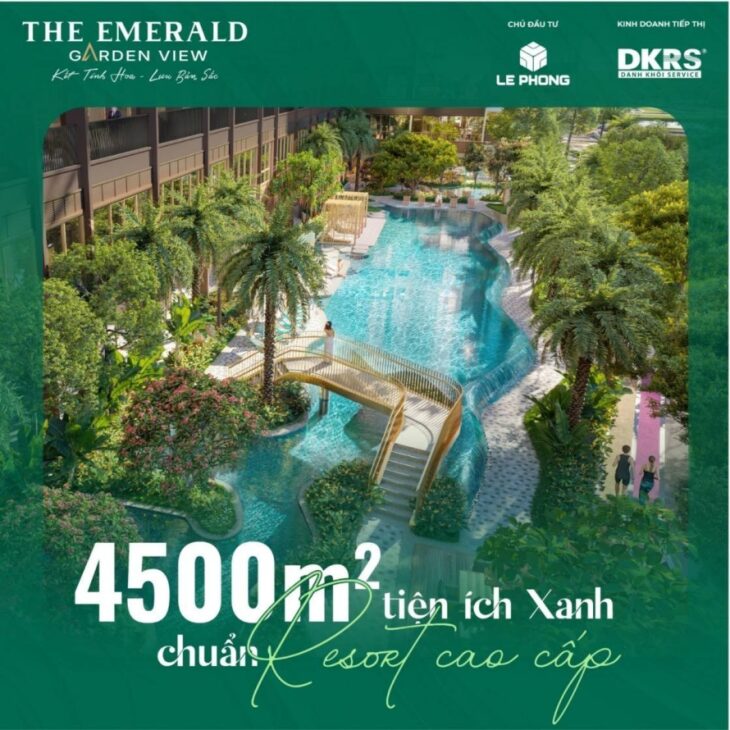 EMERALD GARDEN VIEW – Căn hộ xanh chỉ từ 35 triệu/m²