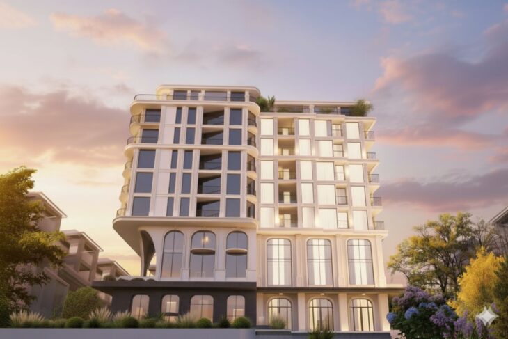 (Tin thật 100%) Bán tòa CHDV 104m2 x 32P ở Lê Đức Thọ – Dòng tiền 2,2 tỷ ~ 7,2%/năm – Cách phố 35m