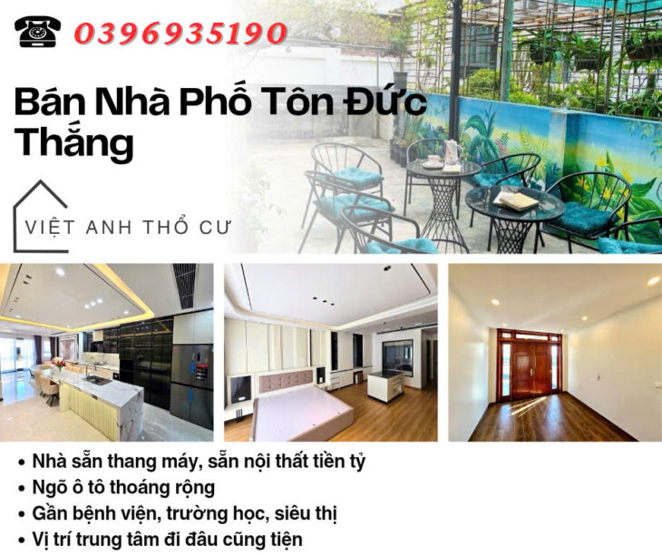 Bán nhà Phố Tôn Đức Thắng, 41m2, Gần Mặt Phố, Ba Gác Đỗ Cửa, Giá: 13.75 Tỷ, Lh: 0396935190.