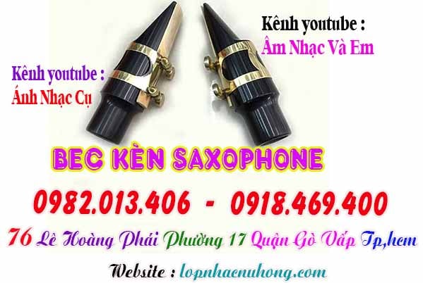 Mua bec ( búp ) kèn saxophone tại gò vấp, Tp.Hồ Chí Minh