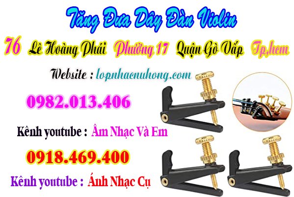 Mua chốt móc dây đàn violin tại gò vấp, Tp.Hồ Chí Minh