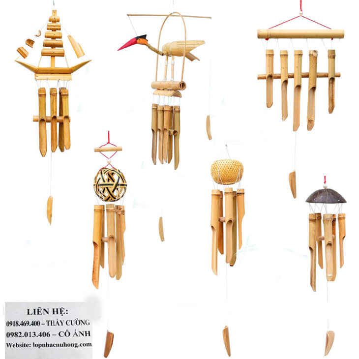 Mua chuông gió tre, trúc tại gò vấp, tphcm