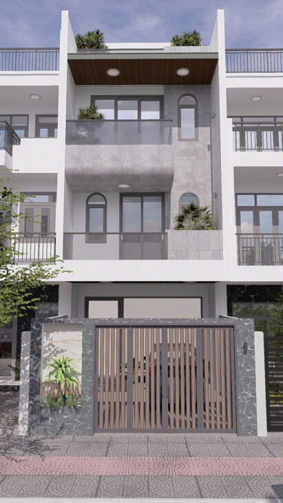 Bán giá nguyên căn gói 5 Mỹ Gia, hướng Tây Nam – 4 PN, 5 WC – nhà đang hoàn thiện – lô sạch