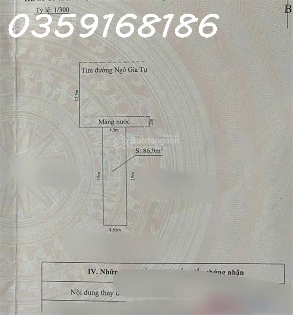 MẶT ĐƯỜNG NGÔ GIA TỰ DTSD 110M- 4,5M + 5M LƯU KHÔNG – Giá 9.6 Tỷ THỎA THUẬN THÊM – BÌA CỰC VUÔNG