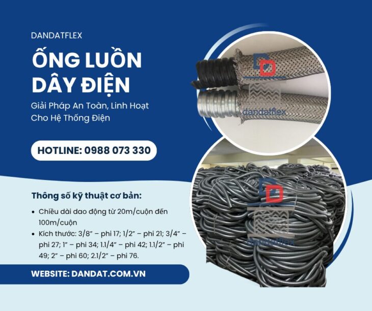 Ống Ruột Gà Chịu Nhiệt Chống Cháy/Ống Ruột Gà Bọc Lưới/Ống Luồn Dây Điện Điện Và Phụ Kiện