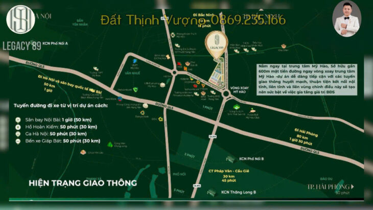 Nhận booking LEGACY 89 ( CĐT Hưng Hải ) địa điểm độc đắc Nhất Phường Mỹ Hào, Hưng Yên