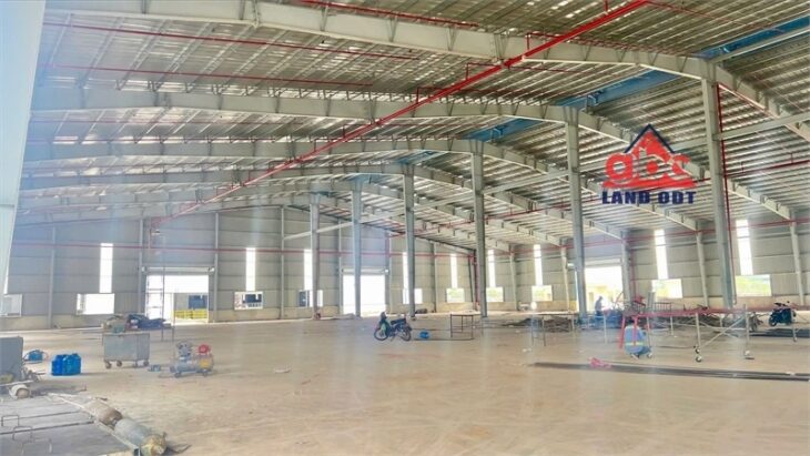 XT519 nhà xưởng hoàn thiện mới, khung thép kiên cố thích hợp đầu tư DN FDI