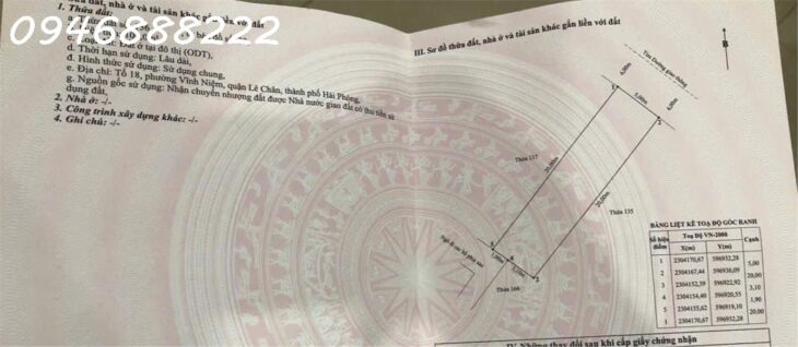 Lô đất đẹp nhất Thiên Lôi – AEON MALL Lê Chân – Hải Phòng