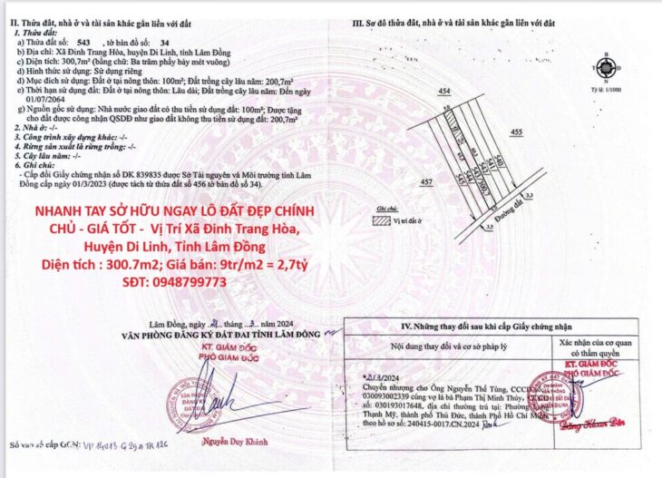 NHANH TAY SỞ HỮU NGAY LÔ ĐẤT ĐẸP CHÍNH CHỦ – GIÁ TỐT – Vị Trí Huyện Di Linh, Tỉnh Lâm Đồng