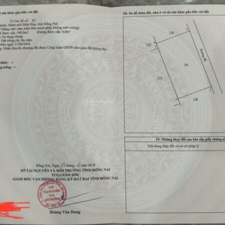 VỊ TRÍ ĐẸP – ĐẦU TƯ SINH LỜI – Chính Chủ Bán Đất MẶT TIỀN Phường Tam Phước, Biên Hòa, Đồng Nai