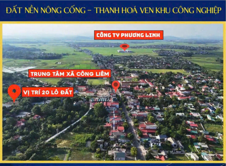 💥 ĐẤT NỀN GIÁ RẺ – NGAY CẠNH CỤM CÔNG NGHIỆP CÔNG LIÊM ĐANG HOẠT ĐỘNG!
