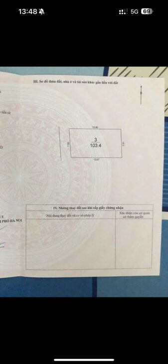 103.4M ĐẤT ĐẤU GIÁ KHÊ NỮ – PHÚC THỊNH – ĐÔNG ANH 💎