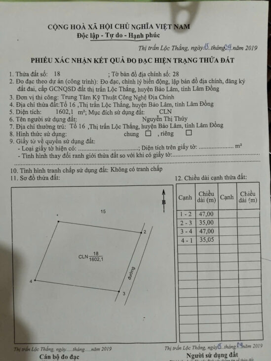 ĐẤT ĐẸP – GIÁ TỐT – Bán Lô Đất Tiềm Năng Tại Thị Trấn Lộc Thắng Bảo Lâm, Lâm Đồng