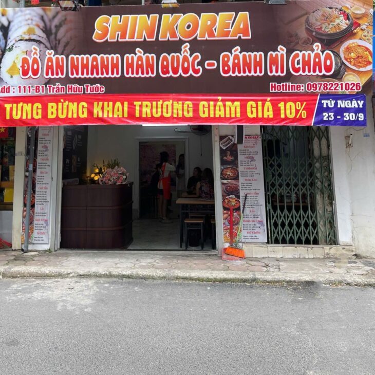 CHÍNH CHỦ CẦN SANG Nhượng CỬA HÀNG ĂN NHANH Hàn Quốc 111-B1 Trần Hữu Tước P.Nam Đồng, Đống Đa, Hà
