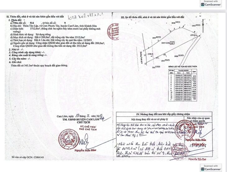 VỊ TRÍ ĐẸP – ĐẦU TƯ SINH LỜI – Bán Đất Mặt Tiền Đường Tỉnh Lộ 9, Cam Phước Tây, Cam Lâm, Khánh Hoà