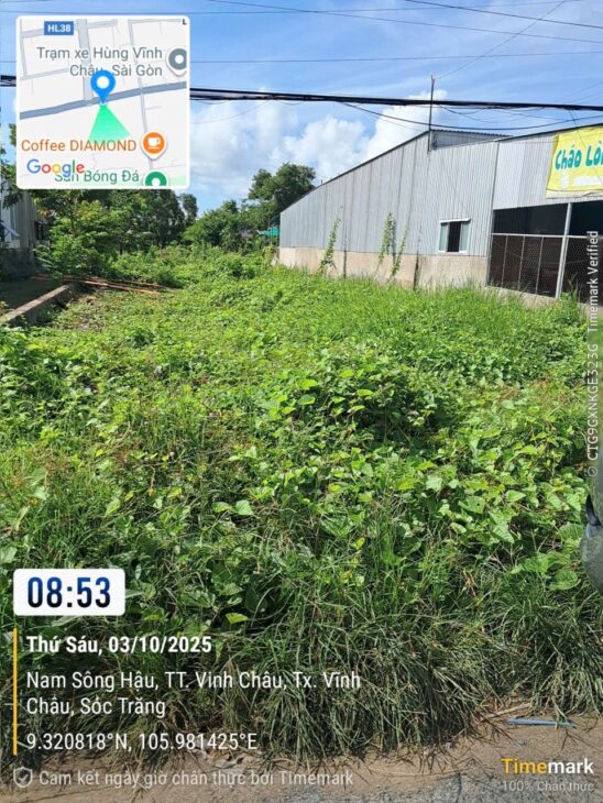 Chính CHủ CẦN BÁN 2 LÔ ĐẤT Tại Phường 1 & 2, Thị Xã Vĩnh Châu, Sóc Trăng