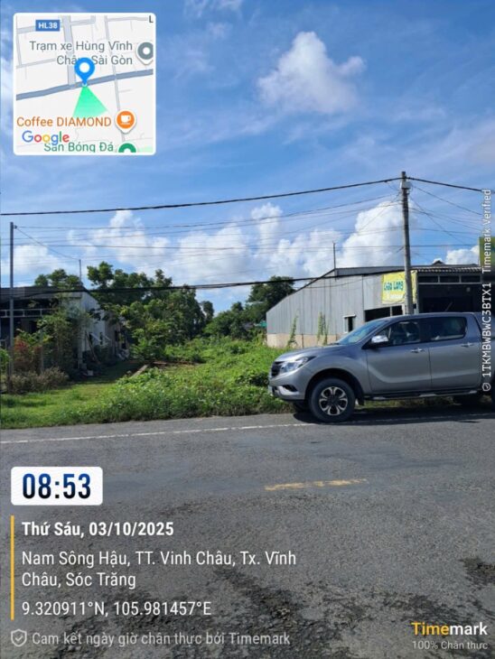 Chính CHủ CẦN BÁN 2 LÔ ĐẤT Tại Phường 1 & 2, Thị Xã Vĩnh Châu, Sóc Trăng