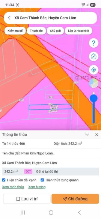 ĐẤT ĐẸP – GIÁ TỐT – Cần Bán Đất Tại xã Cam Thành Bắc, Cam Lâm, Khánh Hoà