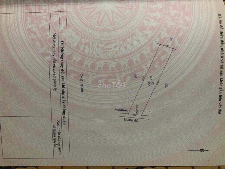 Chính Chủ Cần Bán Lô Đất Xã Tân Định, Huyện Bắc Tân Uyên, Bình Dương