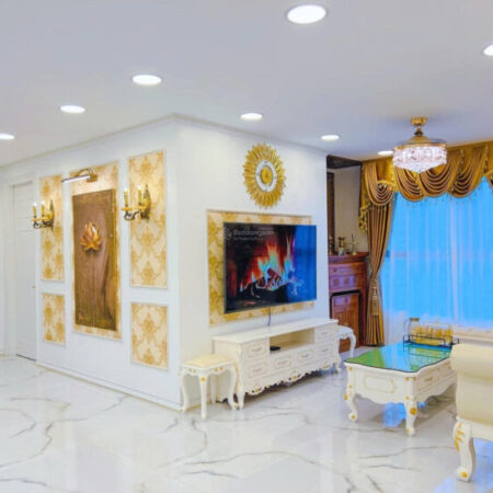 Chung cư VNT tầng cao đẹp, 3 mặt thoáng, nội thất full đồ nhập khẩu, phong cách Tây Âu mới xây