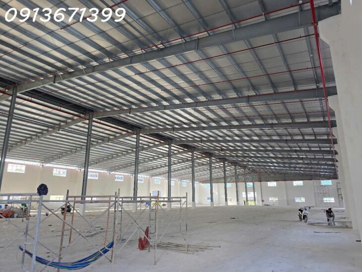 Cho Thuê 5.500m² Nhà Xưởng Bàu Bàng, Bình Dương – PCCC Tự Động – Điện 560 KVA