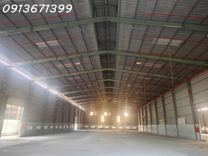Cho Thuê 6.700m² Nhà Xưởng Gần KCN VSIP 2 – TP Mới Bình Dương PCCC Tự Động – Điện 650 KVA