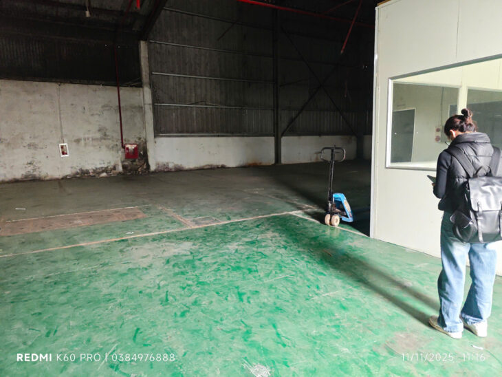 ✨ CHO THUÊ KHO XƯỞNG – VÕ CƯỜNG, TP BẮC NINH 🔹 Diện tích: 450m² 🔹