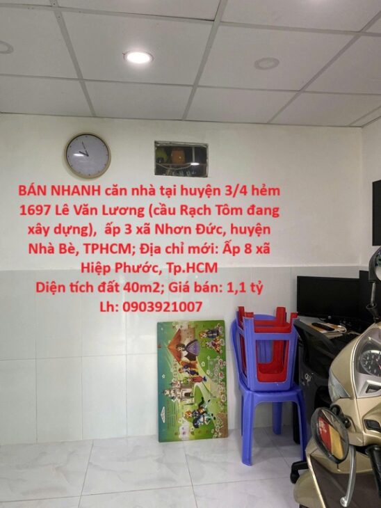 NHÀ VỊ TRÍ ĐẸP- GIÁ TỐT CẦN BÁN NHANH căn nhà tại huyện Nhà Bè, TPHCM