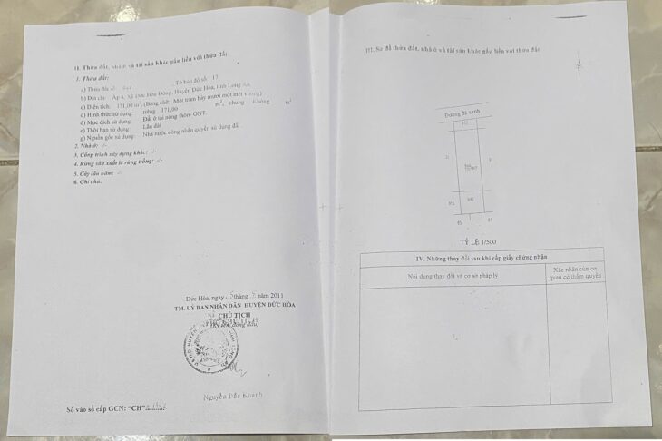 NHÀ CHÍNH CHỦ – 2 MẶT TIỀN – Bán Tại Đường Nguyễn Văn Dương, xã Đức Hòa Đông, Đức Hòa, Tây Ninh