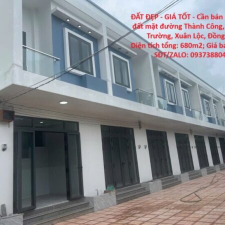 ĐẤT ĐẸP – GIÁ TỐT – Cần bán nhanh lô đất mặt đường Thành Công, xã Xuân Trường, Xuân Lộc, Đồng Nai ĐẤT ĐẸP – GIÁ TỐT – Cần bán nhanh lô đất mặt đường Thành Công, xã Xuân Trường, Xuân Lộc, Đồng Nai