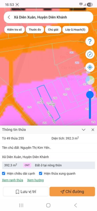 ĐẤT CHÍNH CHỦ – Cần Bán Tại Xã Diên Xuân, Diên Khánh, Khánh Hòa